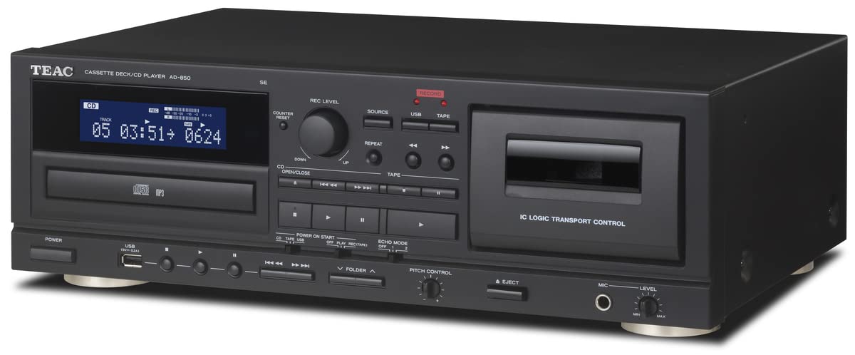 Amazon.co.jp: TEAC CD/カセットレコーダー USB接続対応 ブラック AD