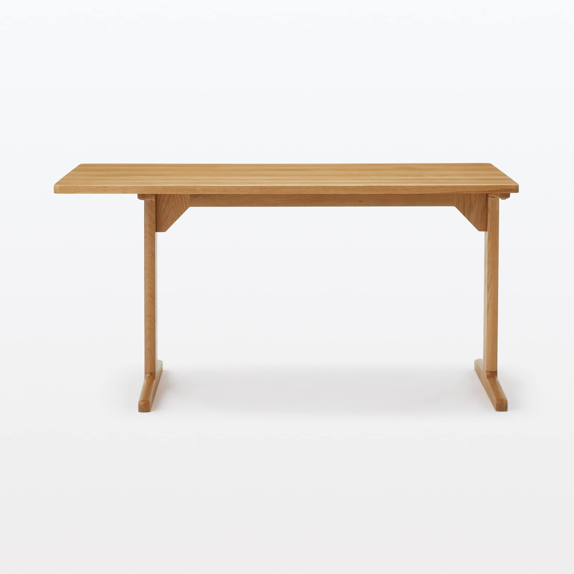 Amazon｜無印良品 木製リビングダイニングテーブル 幅130×奥行70×高さ