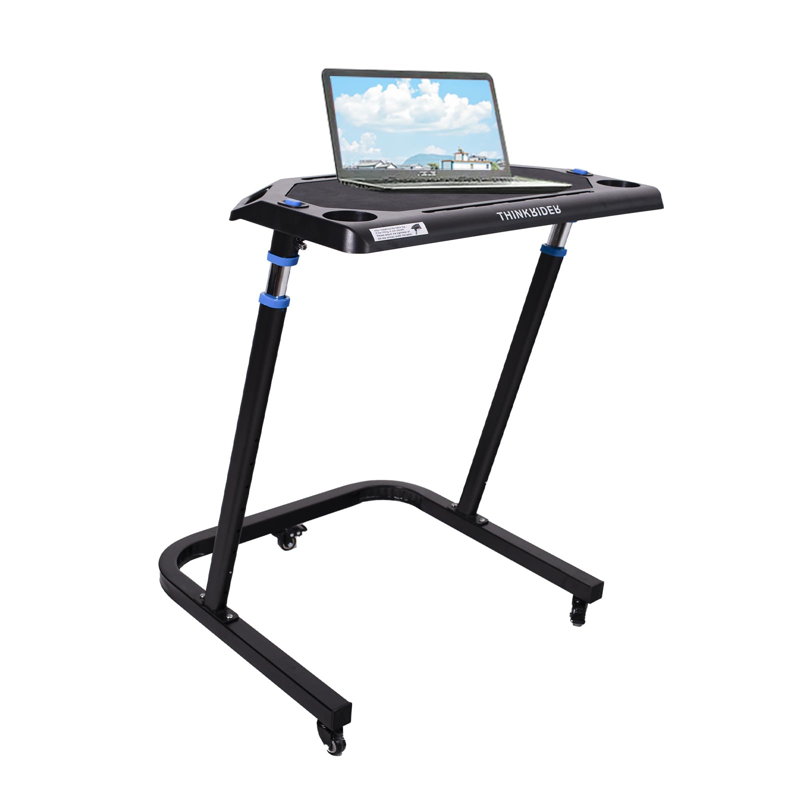 Amazon.co.jp: ThinkRider サイクルトレーナー用 上下昇降式 デスク 4
