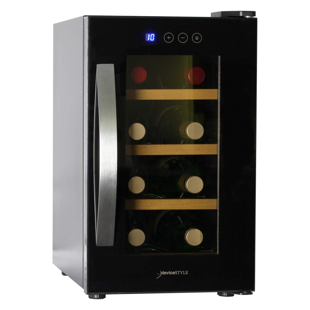 Amazon.co.jp: CE-8W(ブラック) ペルチェ方式8本収納用ワインセラー