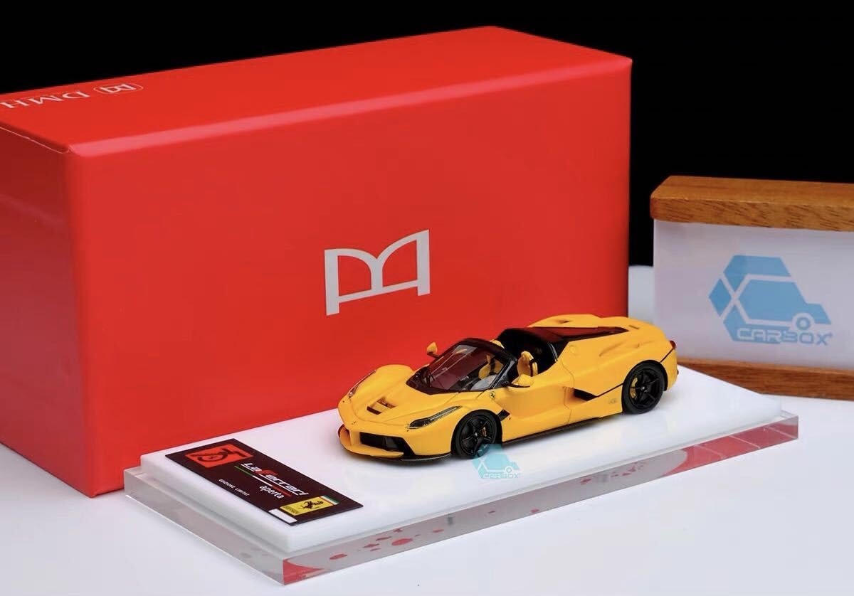 Amazon | 1/64 DMH ラフェラーリ Laferrari aperta 黄色 | ミニカー