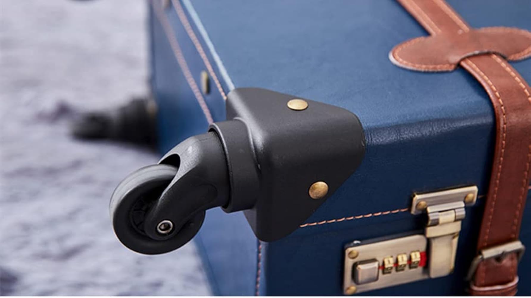 Amazon | [guawazi] トランクケース キャリーバッグ 革 手作り 復古