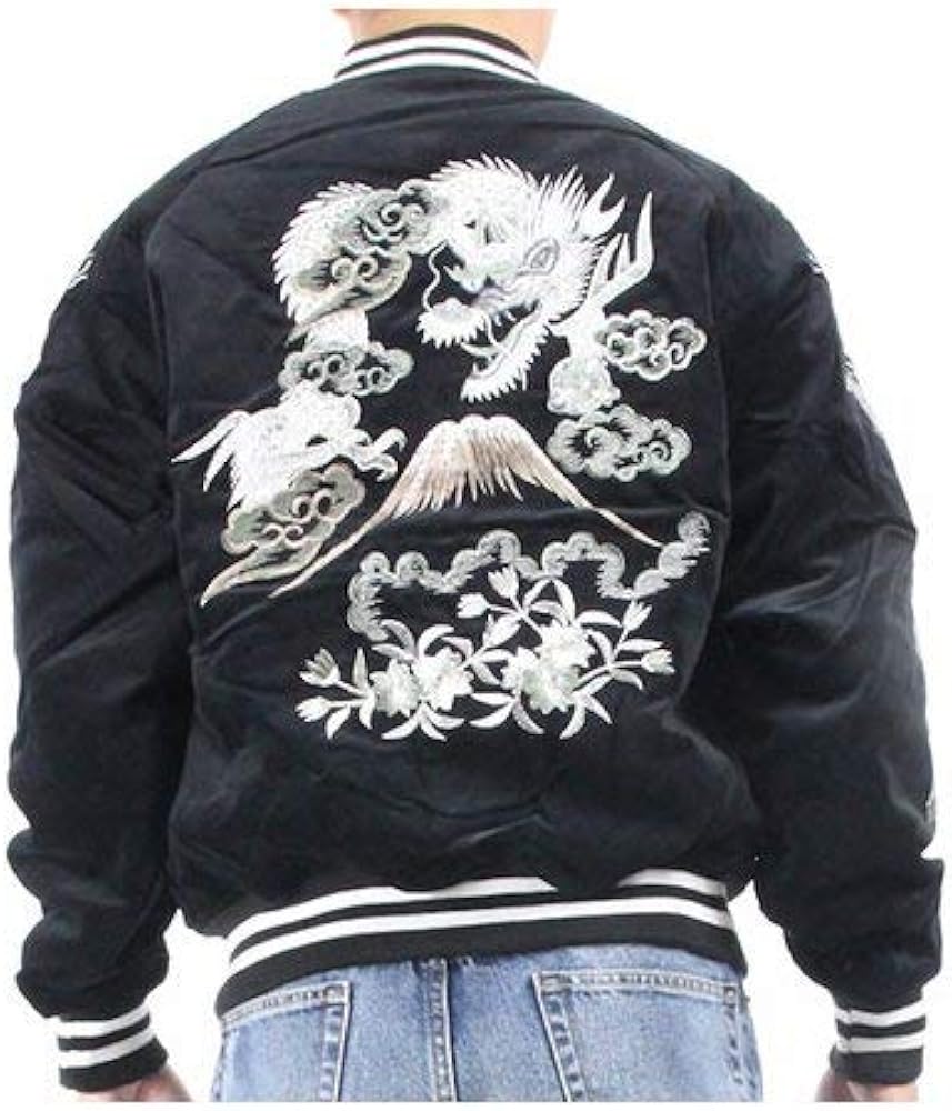 Amazon.co.jp: [星姫] (hoshihime スカジャン(華龍) 別珍(H9039) 和柄