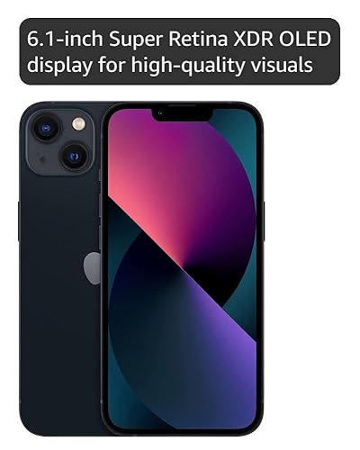 Amazon.com: Apple iPhone 13, 256GB, Midnight - Unlocked (Renewed