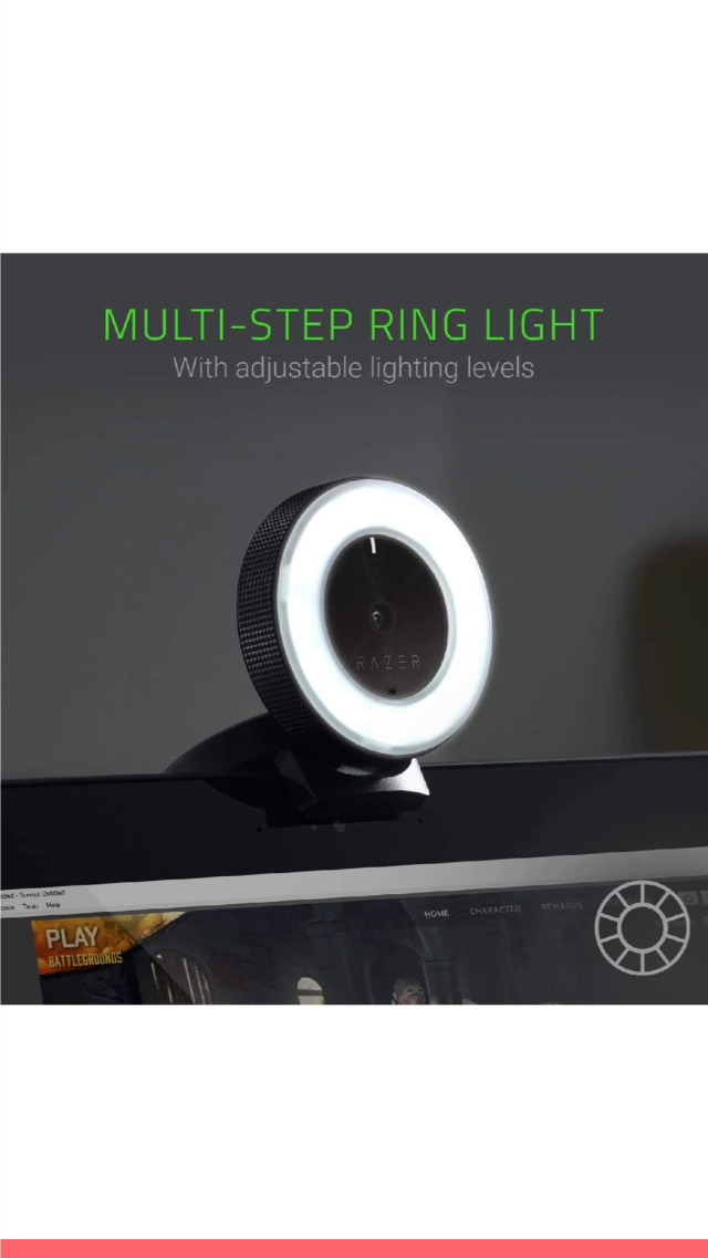 Amazon.co.jp: Razer Kiyo RZ19-02320100-R3M1-A Webcam 1080p/30FPS