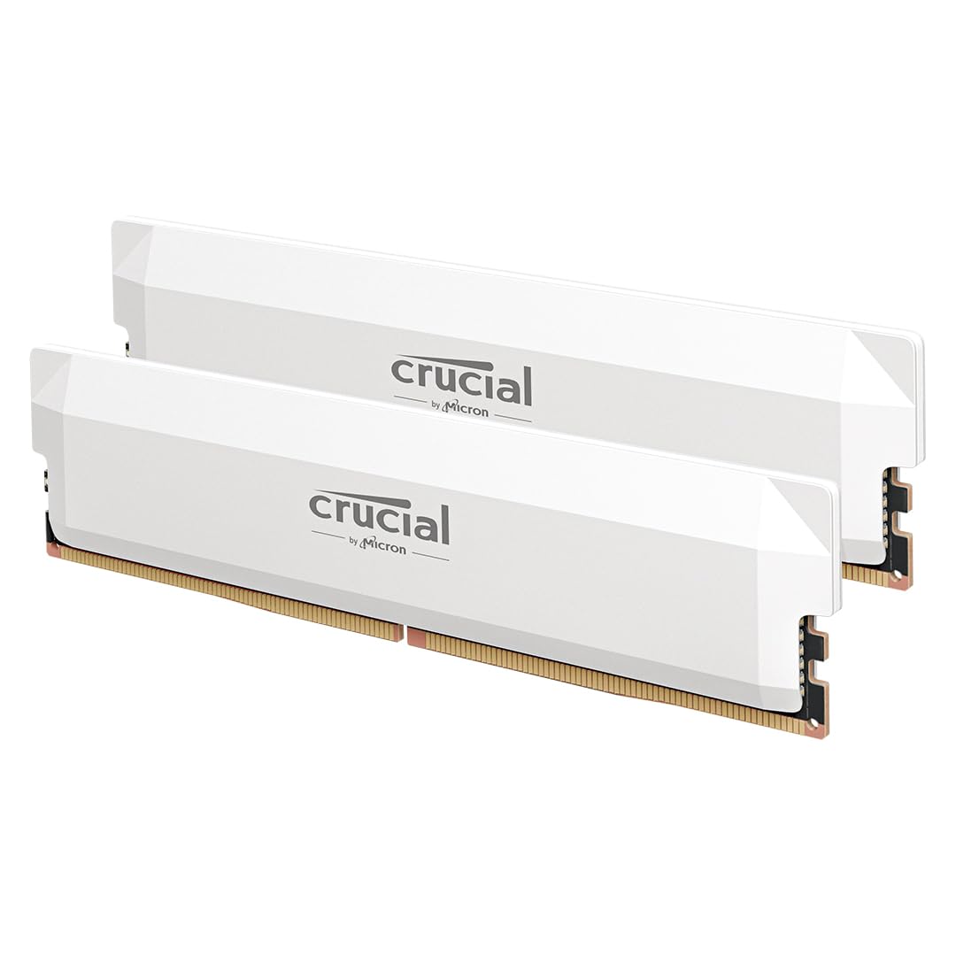 Crucial Pro 32GB DDR5 RAM Kit (2x16GB), CL36 6000MHz, Overclocking