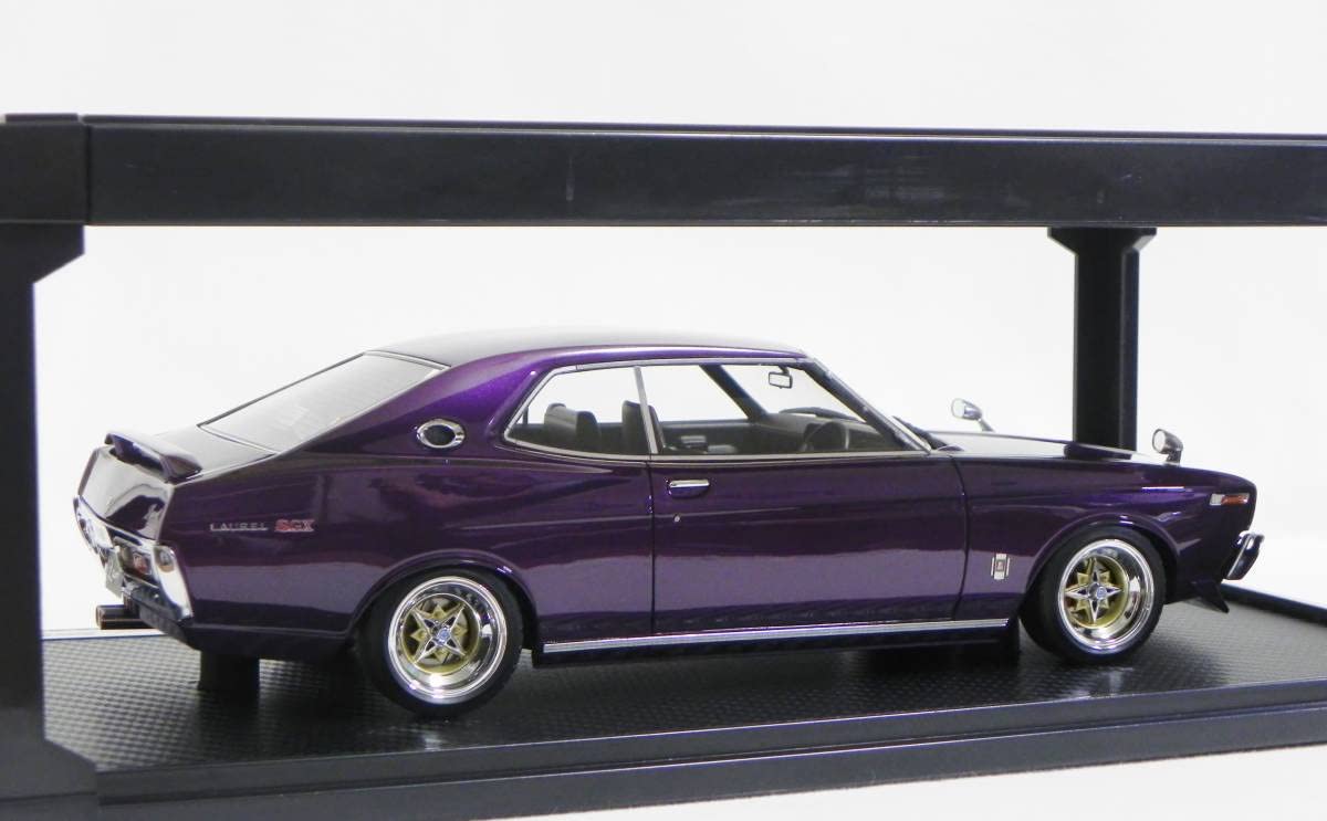 Amazon | IG 0623 1/18 日産 ローレル パープルメタ イグニッション