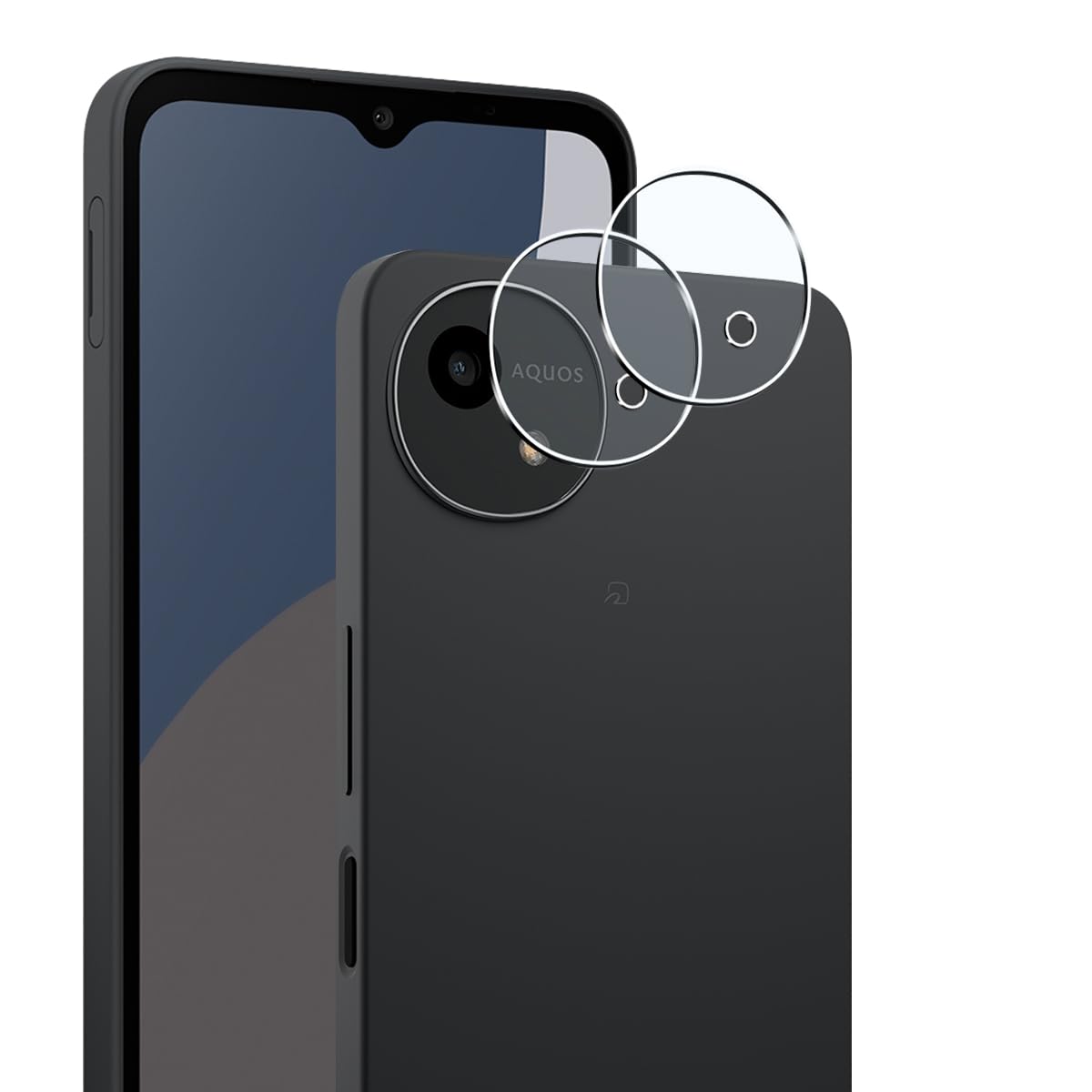 Amazon.co.jp: 【2枚セット】 対応 AQUOS Wish 5 カメラフィルム 2枚