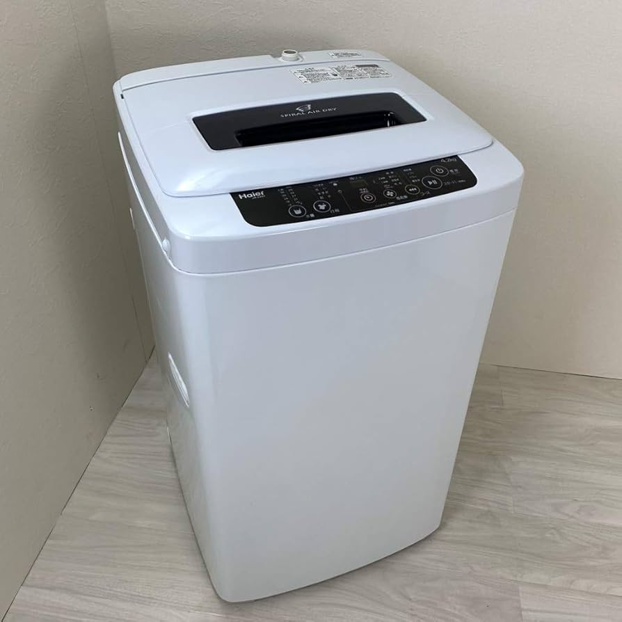 Amazon.co.jp: ハイアール 4.2kg 全自動洗濯機 ブラックHaier JW-K42H