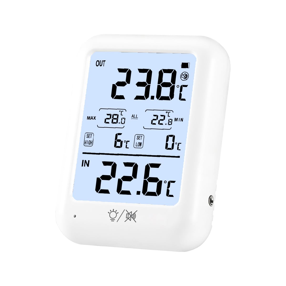 Amazon.co.jp: デジタル冷蔵庫冷凍庫温度計アラーム付き - 室内/室外