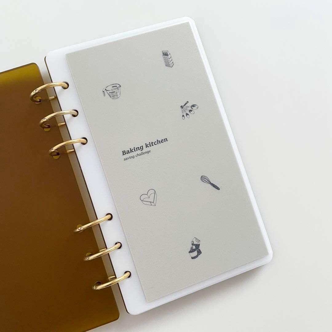 早い者勝ち 韓国 貯金 バインダー カバー A6 diarium 推し活 3 早い者