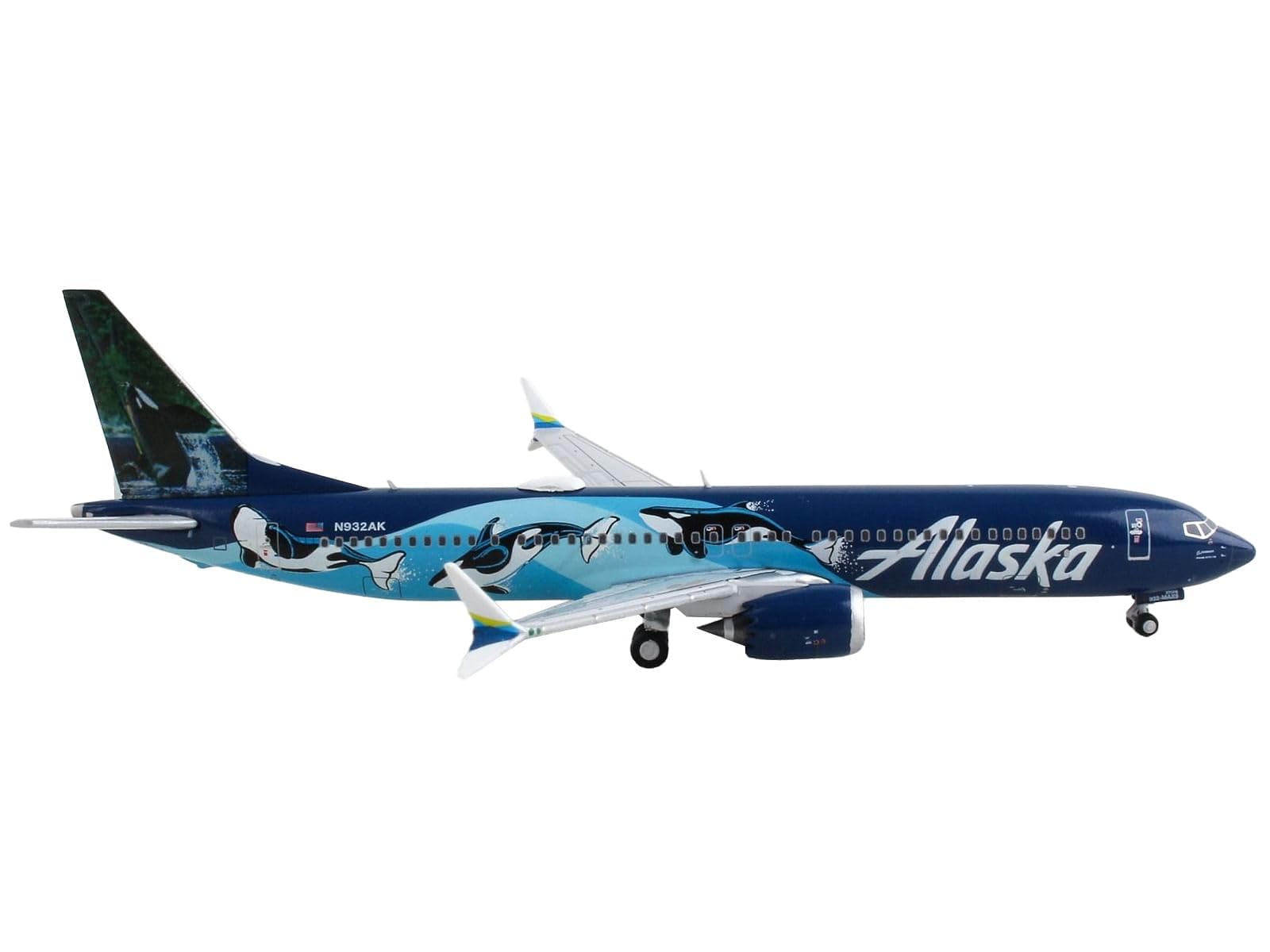 Gemini Jets 1/400 737 MAX 9 Alaska Airlines West Coast Wonders