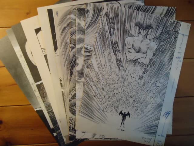 Amazon.co.jp: 複製原稿 デビルマン 少年マガジン 最終話 原作:永井豪