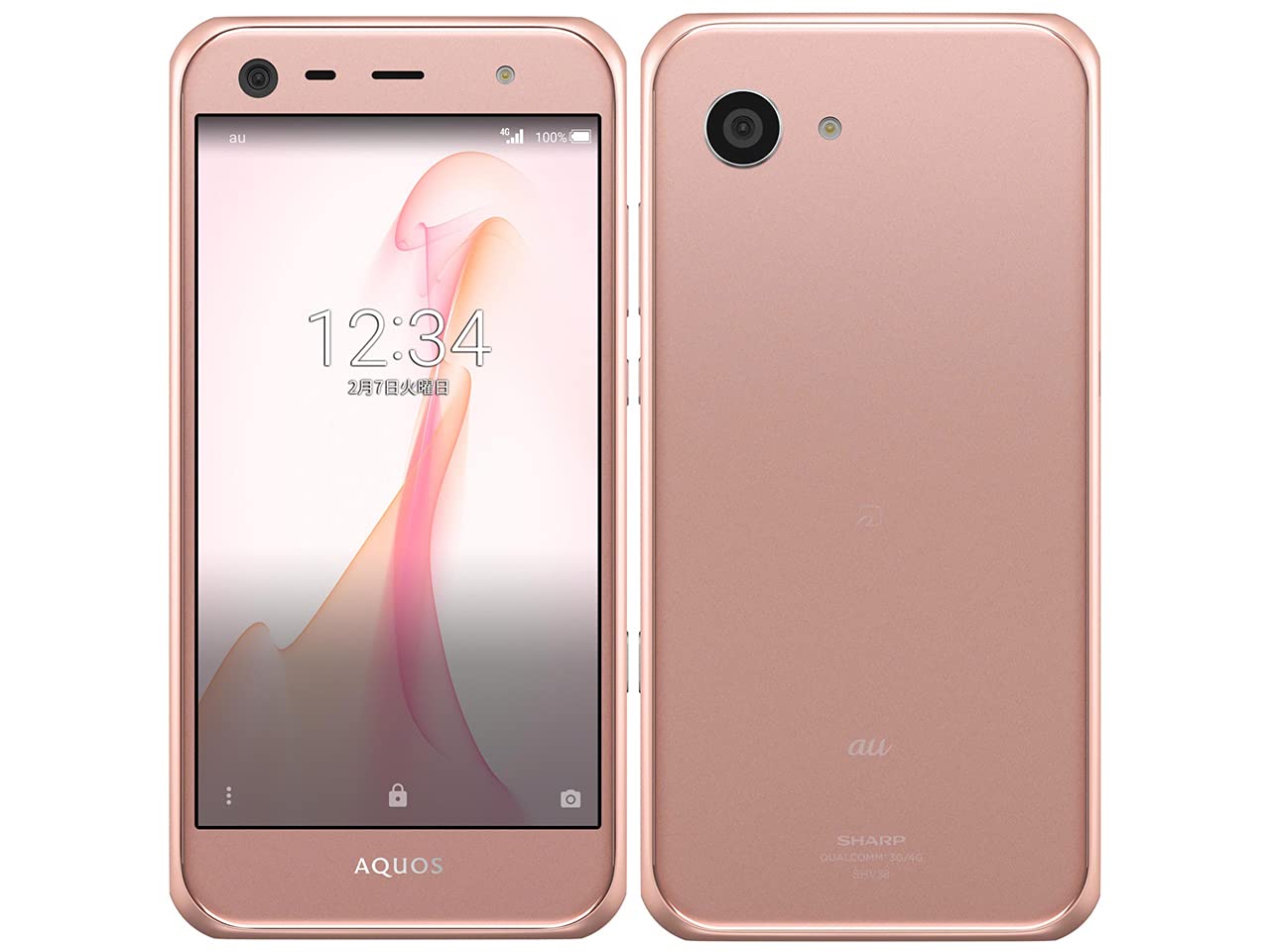 Amazon | SHARP AQUOS PHONE SERIE mini 16GB シャンパンピンク SHV38