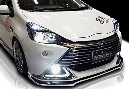 ロウェン アクア NHP10 アイラインガーニッシュ Wet Carbon クリア塗装