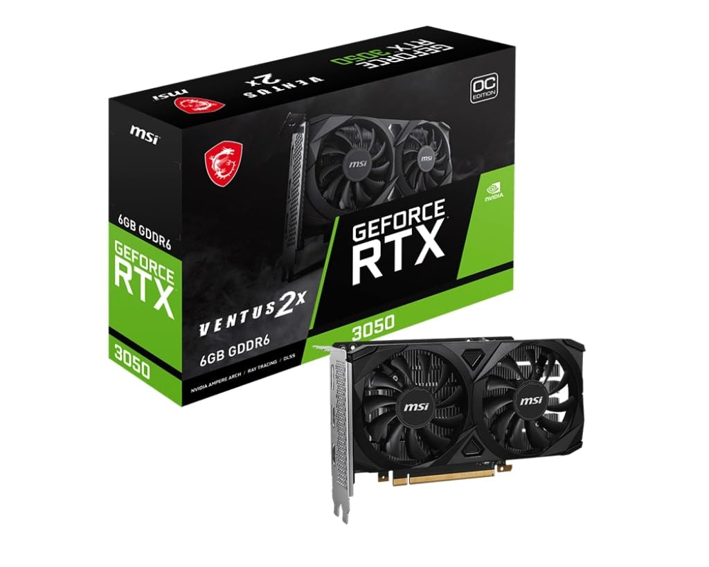 Amazon.com: MSI GeForce RTX 3050 Ventus 2X 6G OC : Electronics