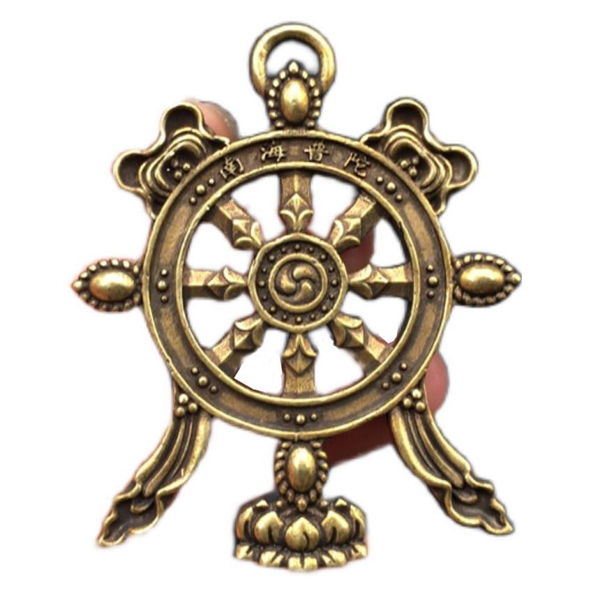 Amazon｜ミニ仏具【法器】 法輪（高さ7 cm）密教で使われる仏具 小物