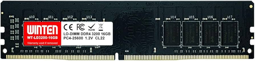 Amazon.co.jp: WINTEN デスクトップPC用メモリ DDR4-3200 16GB 288Pin