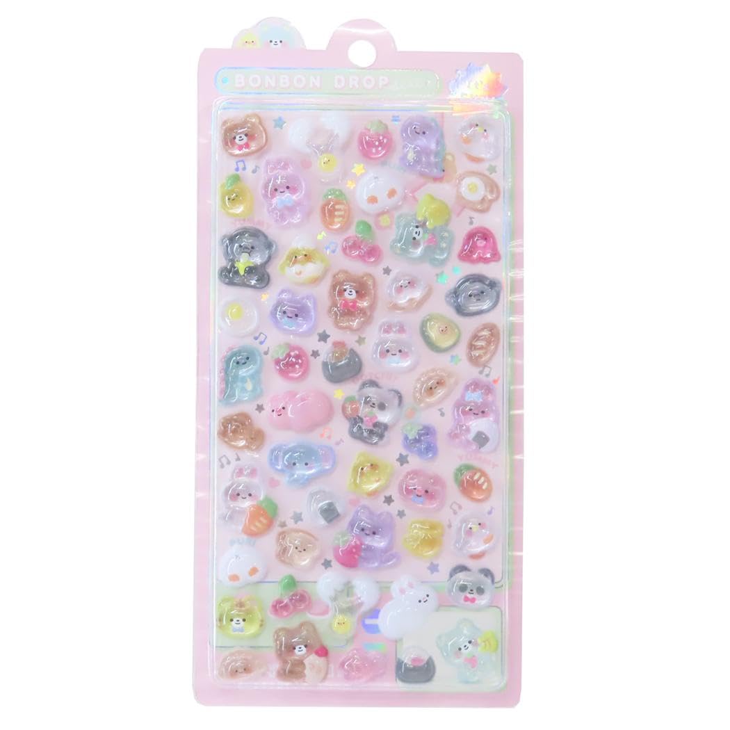 Amazon | クーリア ボンボンドロップシール もぐもぐボンボン | シール