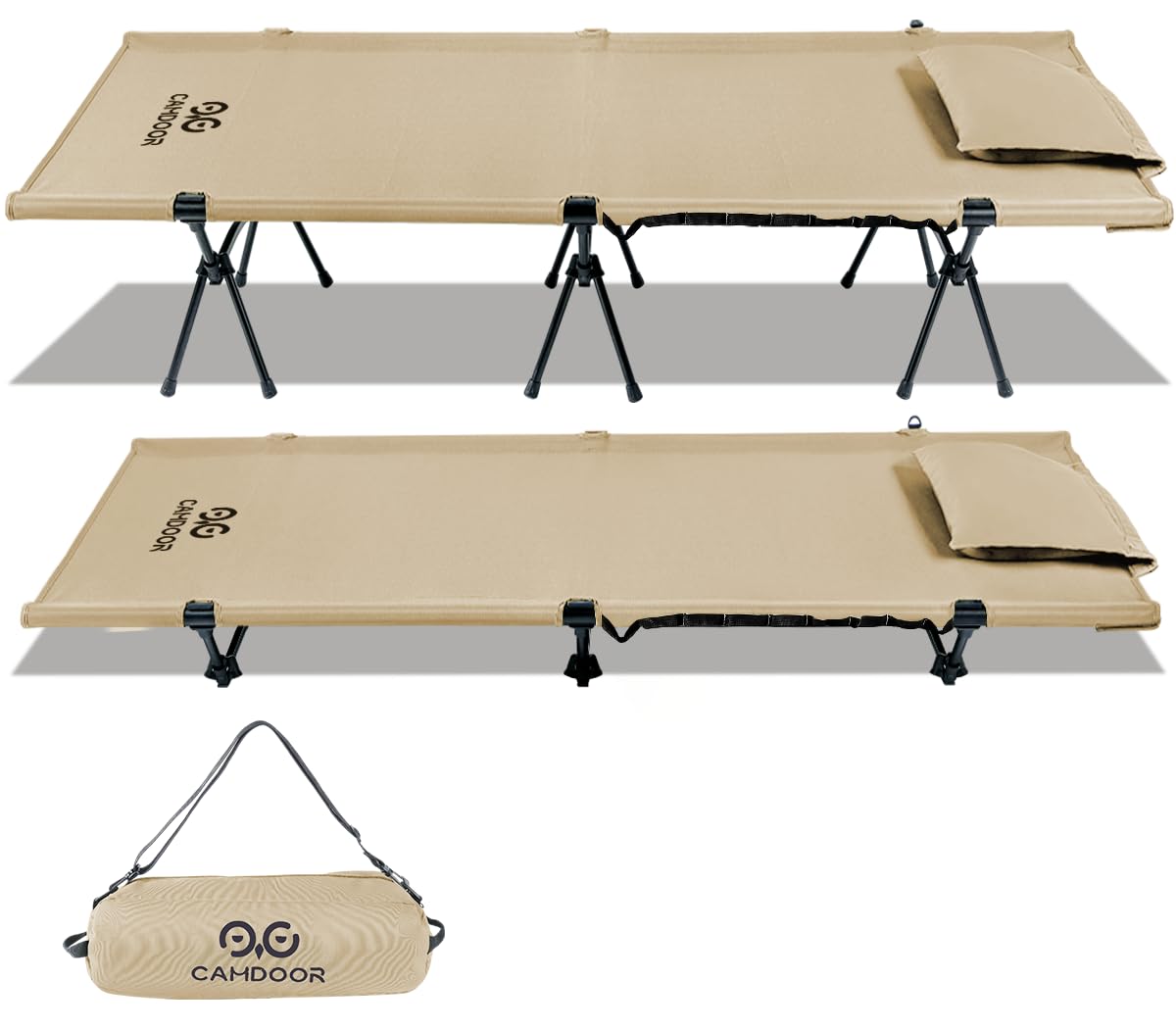 Amazon.co.jp: コット キャンプ 2way CAMDOOR【高密度1000D