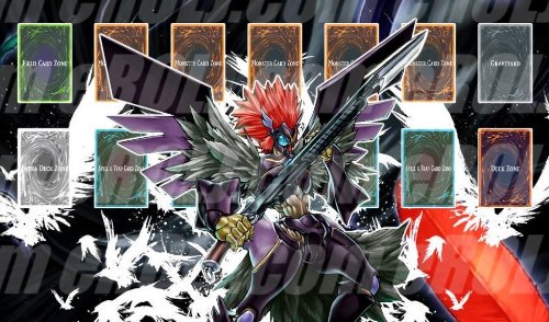 Amazon.co.jp: abcdeplaymat1162 カスタム プレイマット 遊戯王 英語版