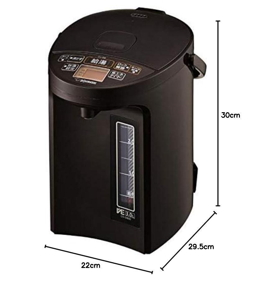 Amazon | 象印マホービン 電気ポット 3.0L ブラウン CV-GB30-TA | 象印