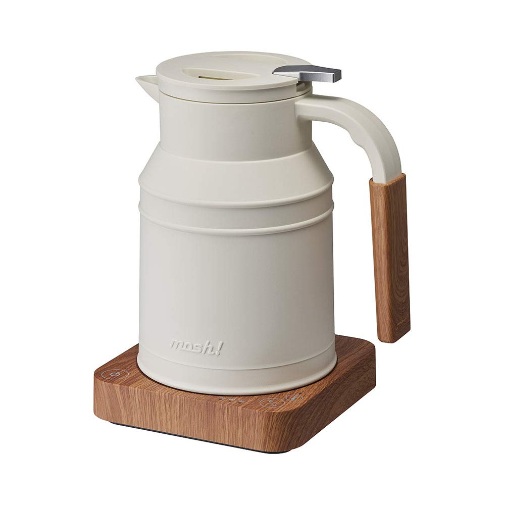 Amazon | mosh! モッシュ 電気ケトル M-EK1 (アイボリー) | mosh