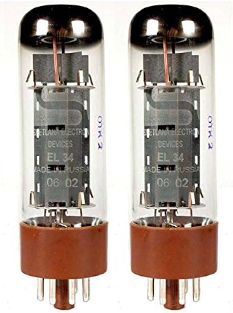 Amazon.co.jp: Svetlana EL34 マッチペア(2チューブ) : 家電＆カメラ