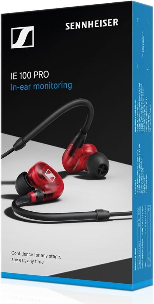 Amazon.com: Sennheiser Pro Audio IE 100 Pro Wired In-Ear Monitor