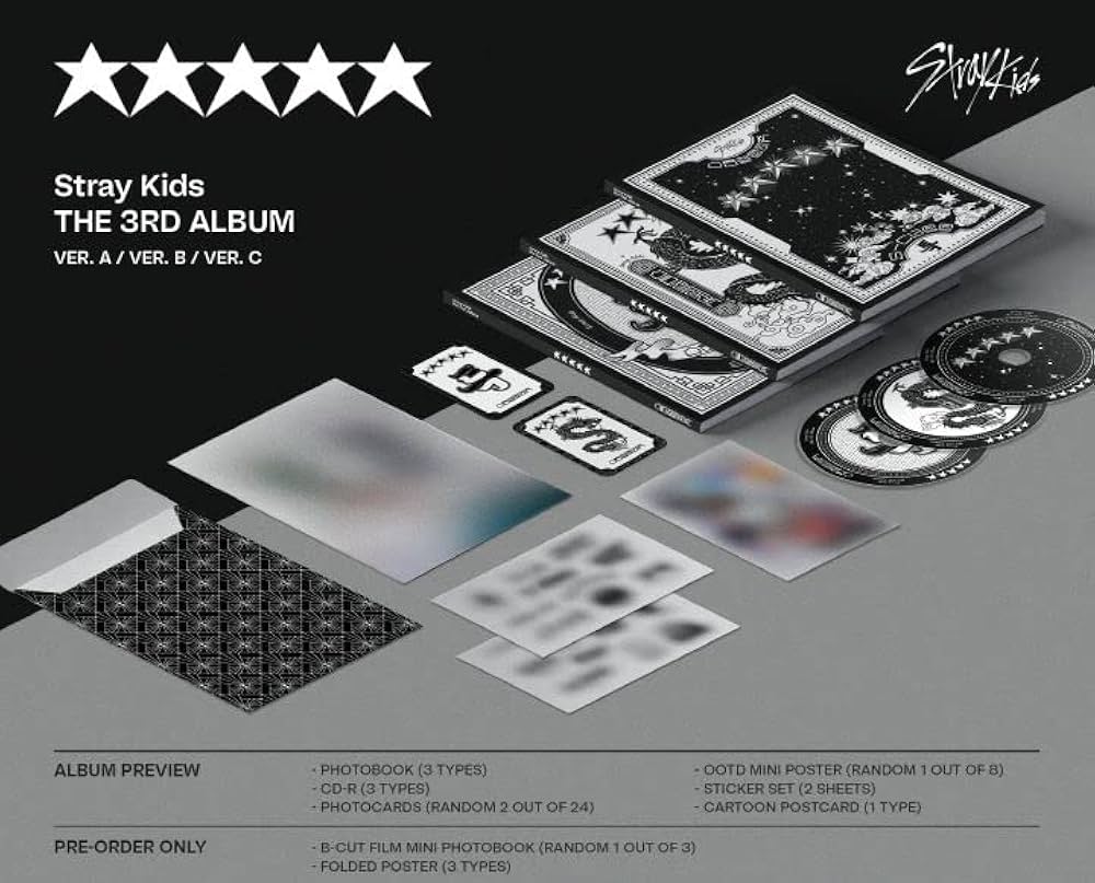 Amazon.co.jp: [ 一般版 ] Stray Kids - 3RD ALBUM [ (5-STAR) ] 韓国