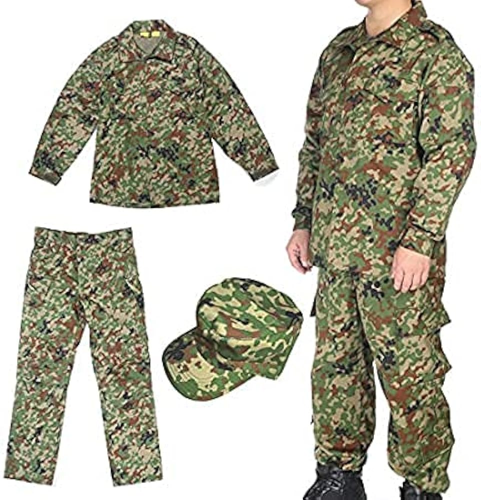 Amazon.co.jp: [Broptical] 迷彩服 戦闘服 陸上 自衛隊 3型 上下