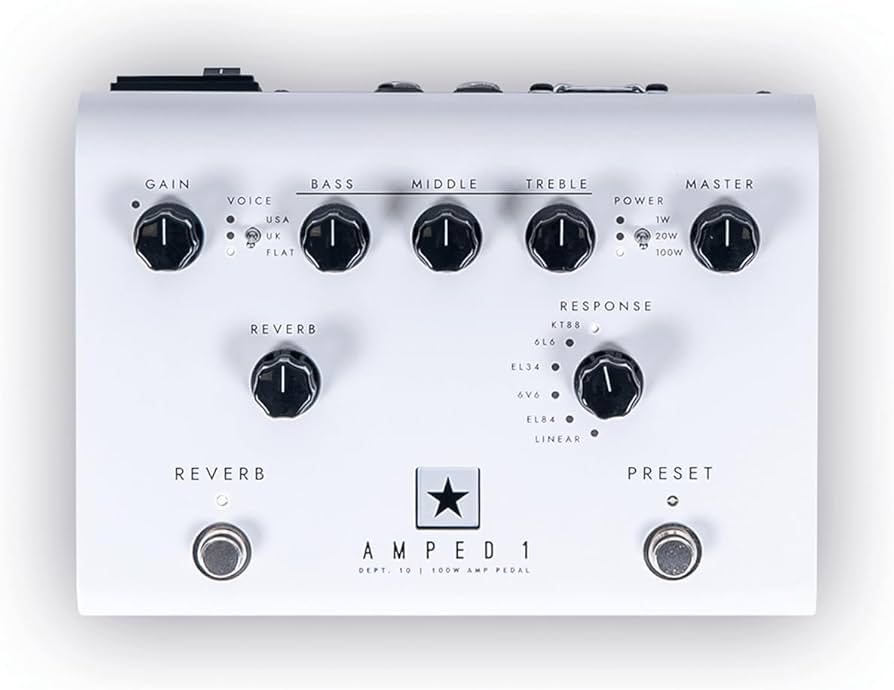 Amazon.com: Blackstar Dept. 10 Amped 1 100 Watt Guitar Amp Pedal