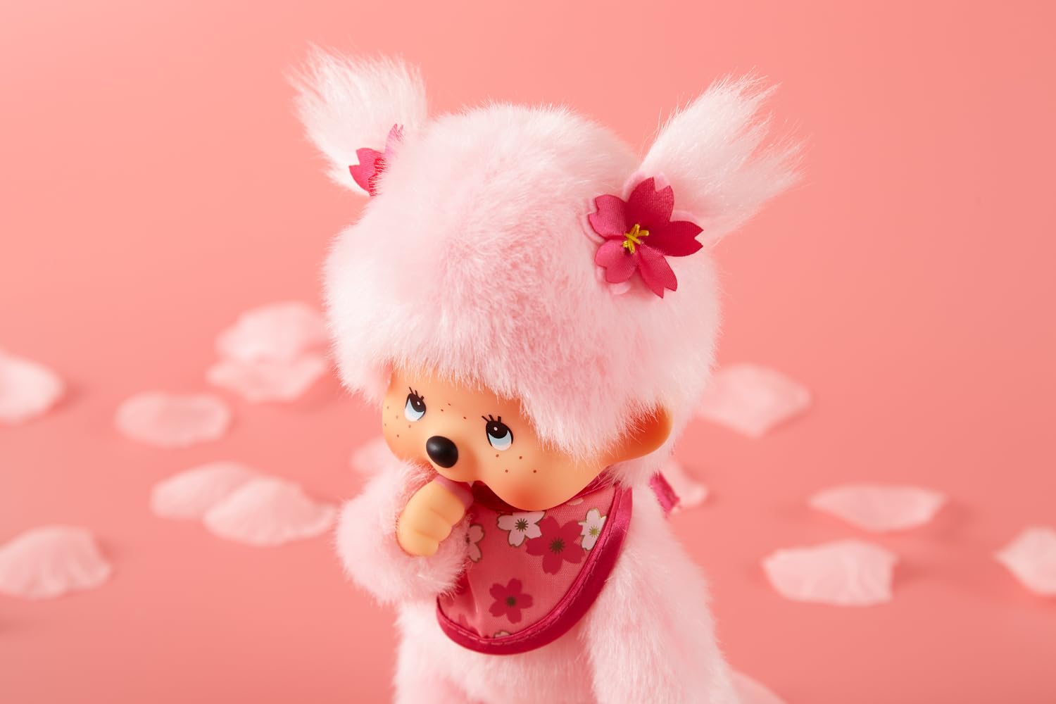 Amazon.com: Monchhichi Sakura (Cherry Blossom) Girl Plush Toy