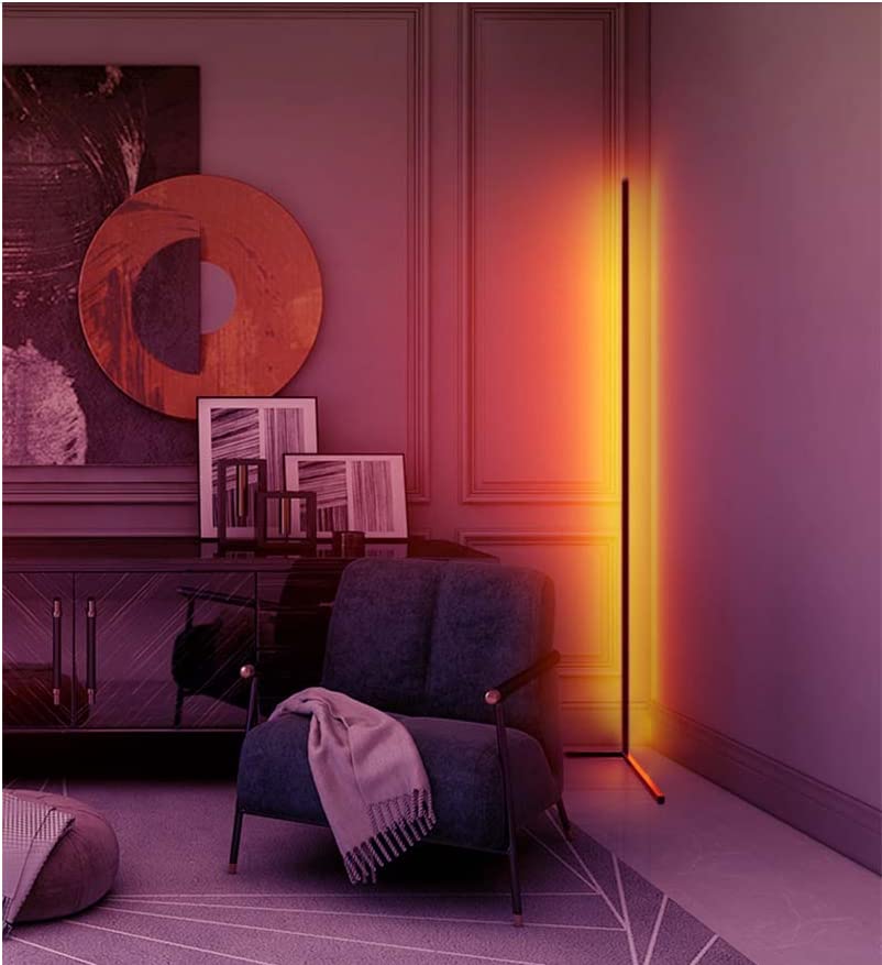 Amazon.co.jp : LEDコーナーフロアスタンドライト 20W 146 CM RGBW変色