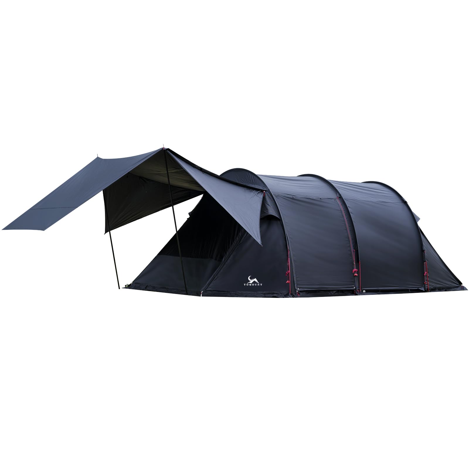 Amazon.co.jp: TOMOUNT 【2023 Ver.】トンネル テント 3-4人用 2ルーム