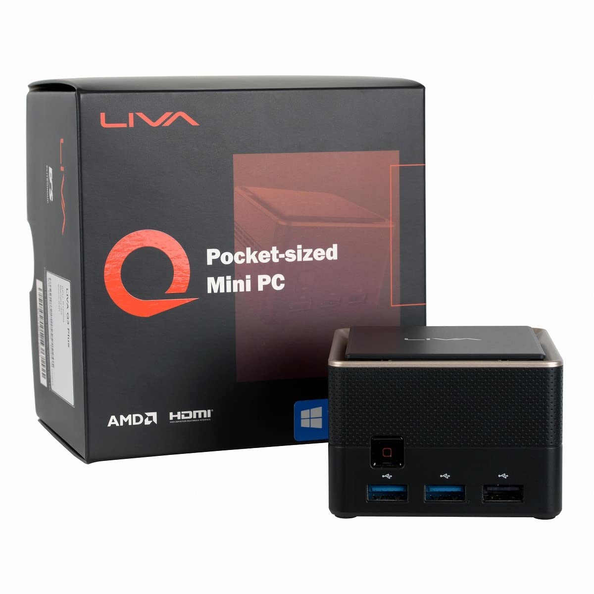 Amazon.co.jp: ECS ミニPC LIVA Q3 PLUS メモリ8GB ストレージ128GB