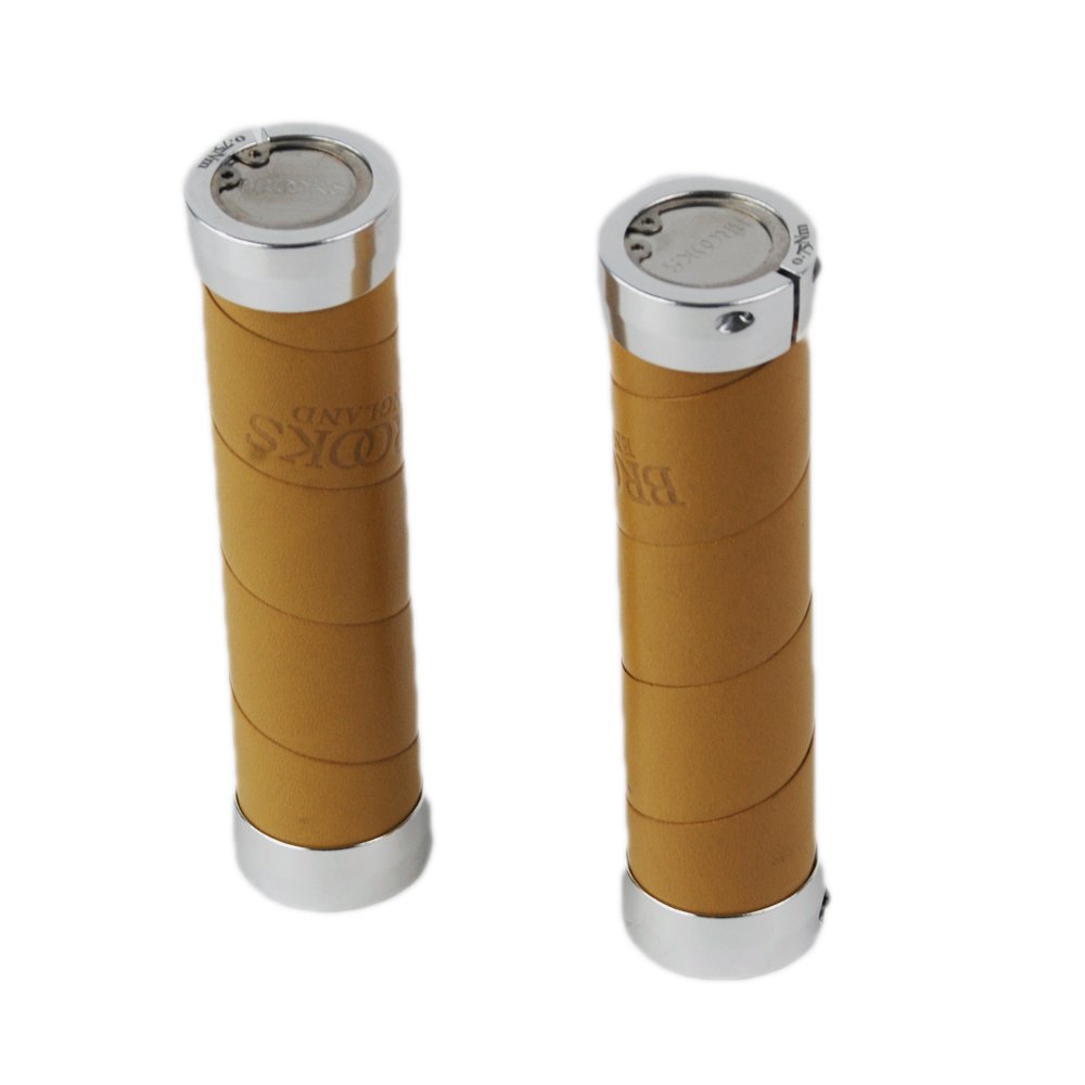 Amazon | Brooks スレンダーレザーグリップ 130mm / 130mm マスタード