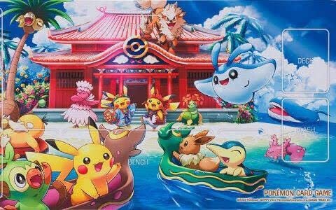 Amazon.co.jp: ポケセン オキナワ プレイマット 沖縄サプライ スリーブ