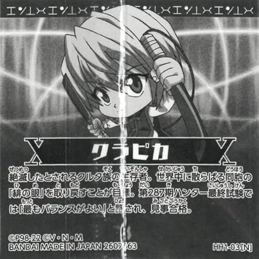 Amazon | にふぉるめーしょん HUNTER×HUNTER シール×ウエハースvol.1