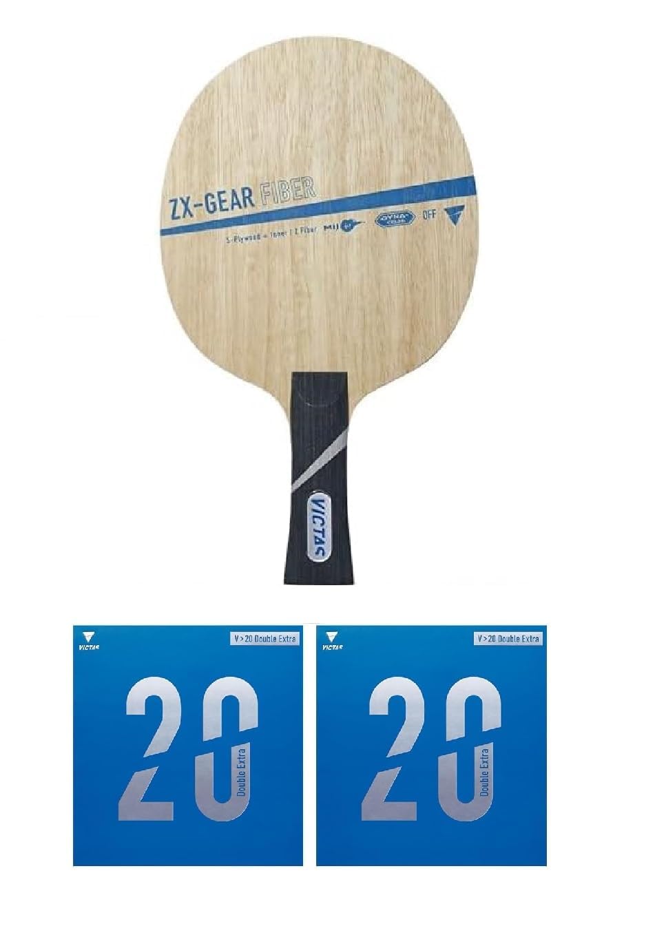 Amazon | ヴィクタス(VICTAS) 卓球 ラケット ZX-GEAR FIBER シェーク