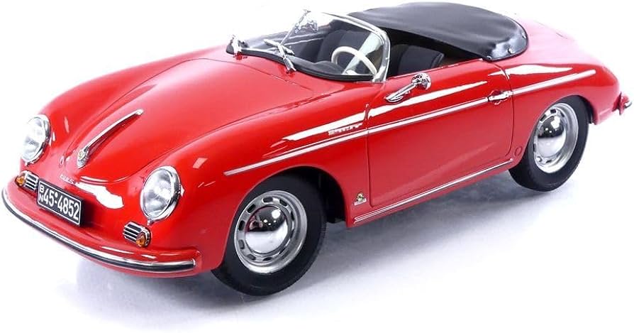 Amazon | NOREV B ポルシェ 356 スピードスター 54 レッド 1/18 187461
