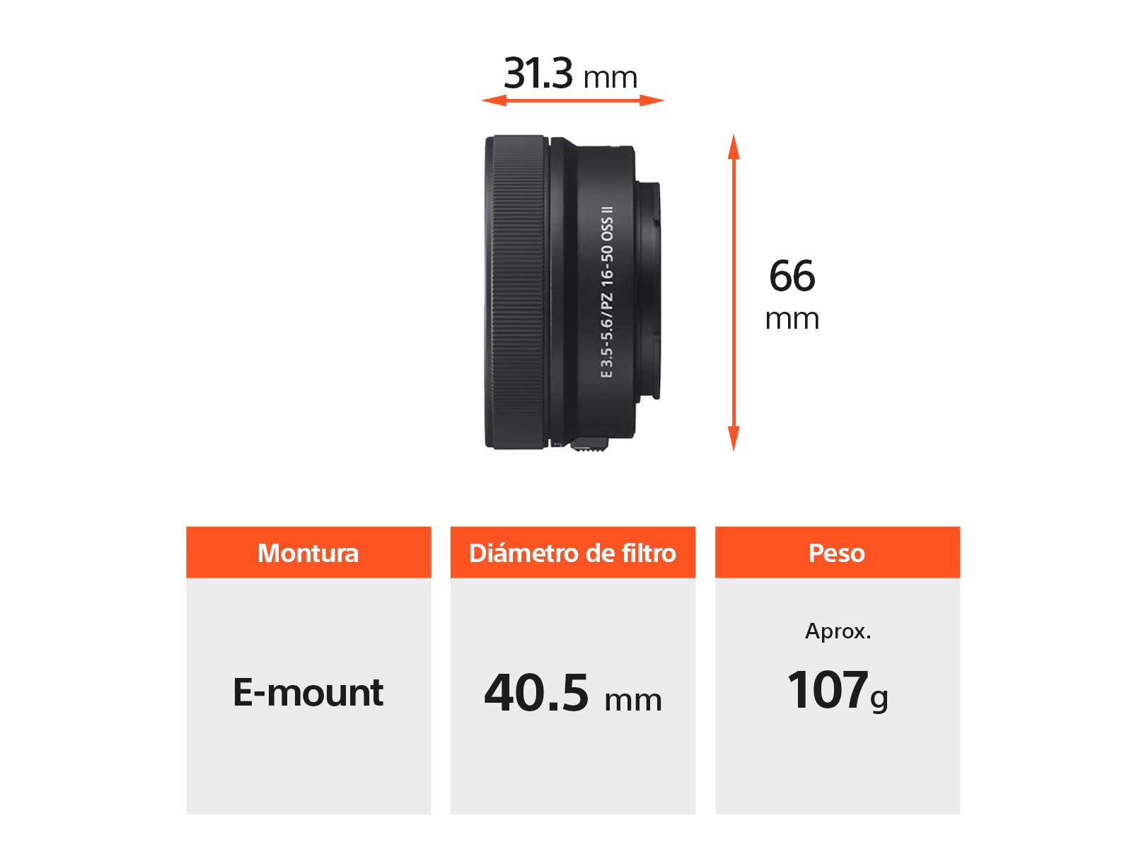 Amazon.com : Sony E PZ 16–50 mm F3.5–5.6 OSS II : Electronics
