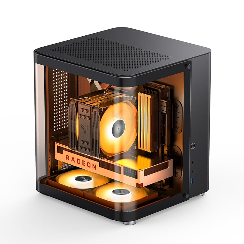 Amazon.co.jp: PCケース JONSBO TK-1 デュアルサーフェス側透MATX