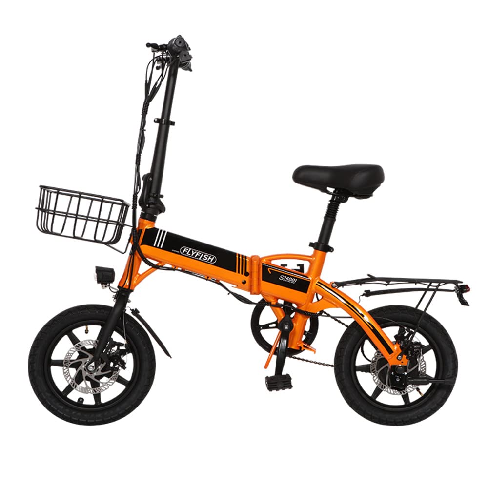 Amazon | 折りたたみ自転車 電動アシスト自転車 14インチ 電動アシスト