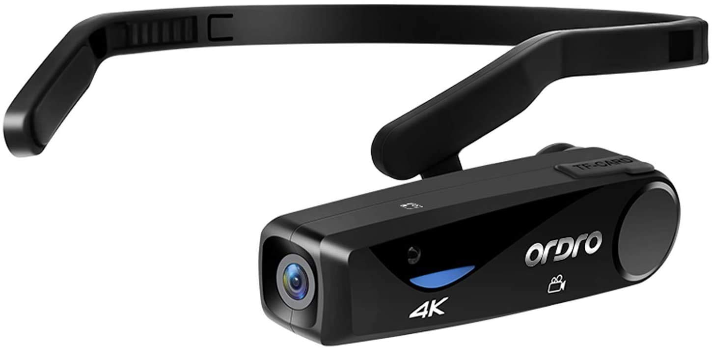 Amazon.com: ORDRO Camcorder 4K Head Mounted Camera EP6 Wearable