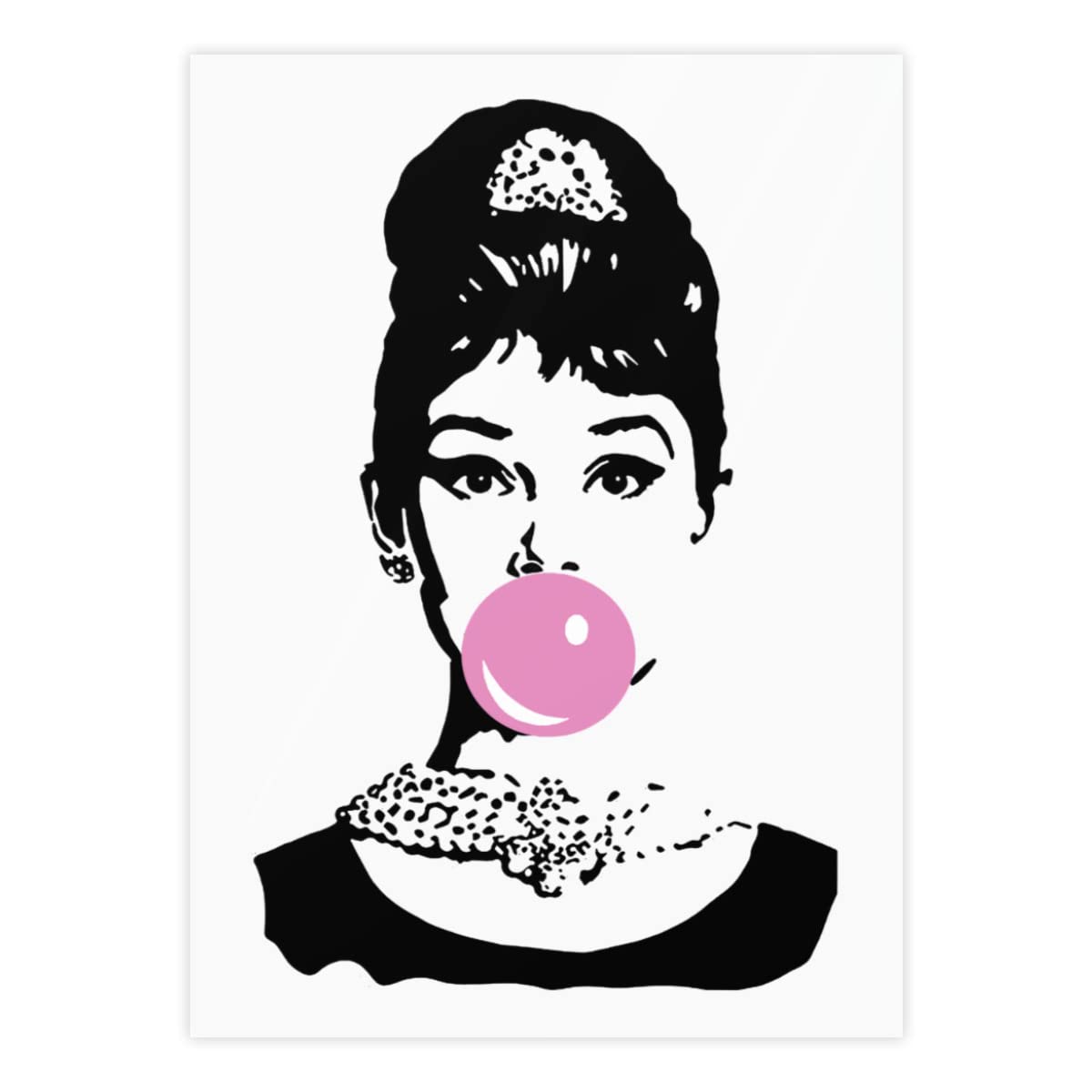 Amazon.co.jp: クリスタルステッカー オードリー・ヘップバーン Audrey