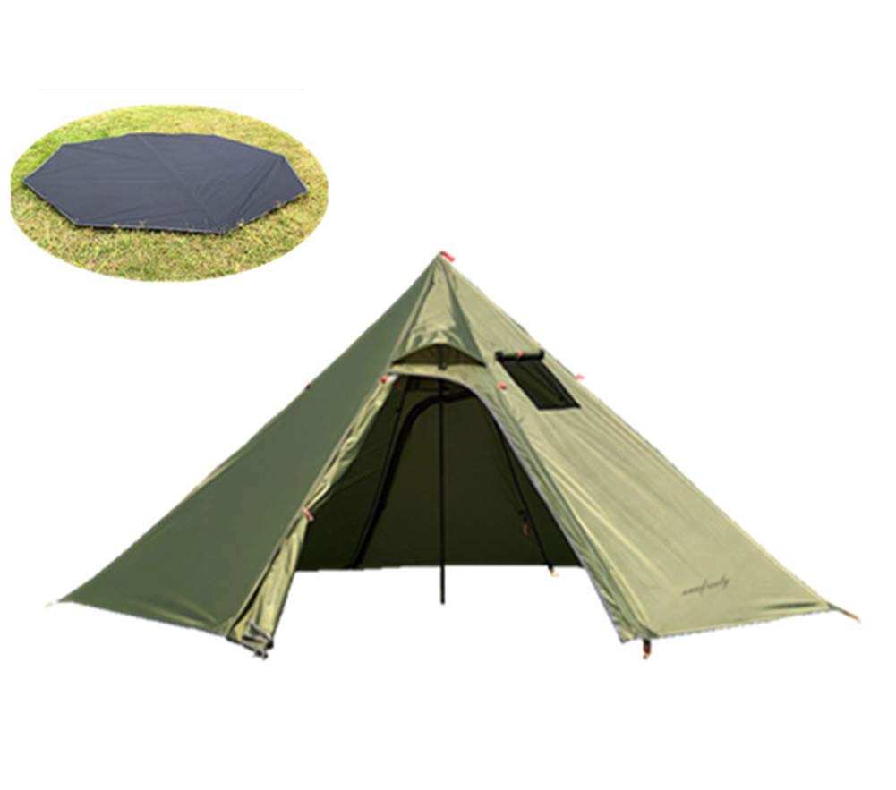 Amazon.co.jp: 4人用 ワンポールテント 八角形 テントシートセット