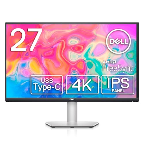 Amazon.co.jp: Dell S2722QC 27-inch 4K USB-C Monitor - UHD (3840 x