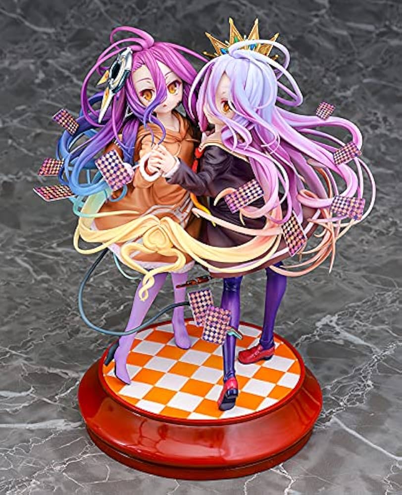 Amazon.co.jp: ノーゲーム ノーライフ ゼロ 白&シュヴィ 1/7スケール