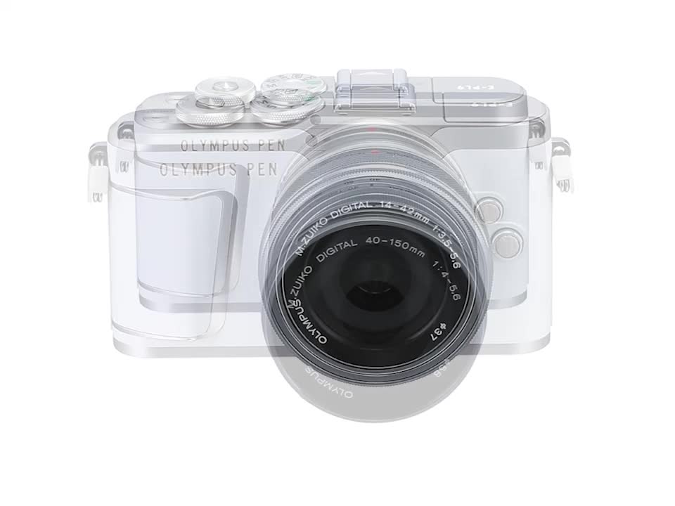 OLYMPUS PEN EL9】ミラーレス一眼カメラ＊スマホ転送 白 スマホ転送